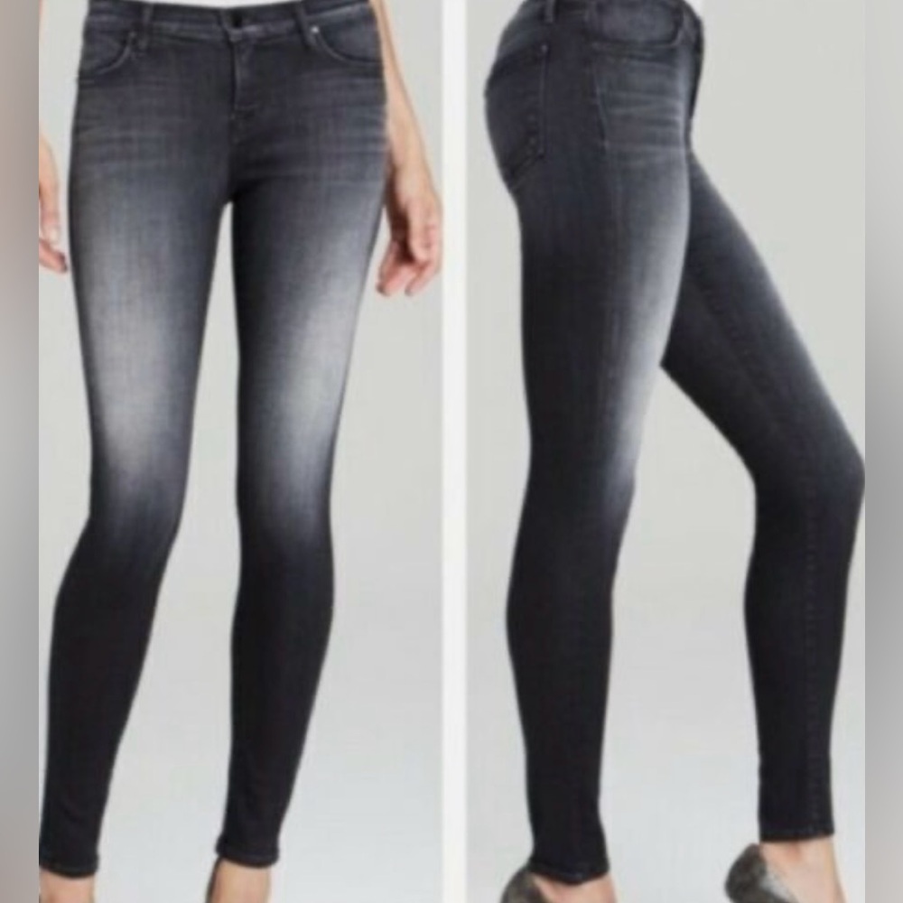 J Brand | Women’s black polarized super skinny jeans, front/back pockets size 28